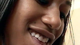 Black with a huge dick does it to his young skinny teen