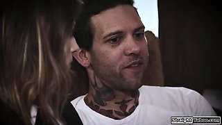 Student stepsis fucked rough by stepbro