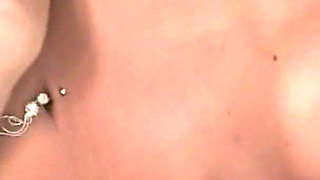 Seductive Brunette Fingers Her Tight Pussy to Climax