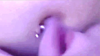 Navel Ring Licking And Play