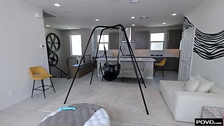 Sex Swing Session - Myra's New Toy Turns Her Into The Ultimate Fuck Doll