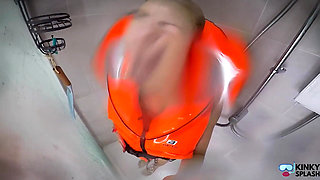 Steamy Lifejacket Shower