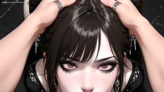 Hentai anime - I give my neighbor's ass because of how hot and ecstatic I am