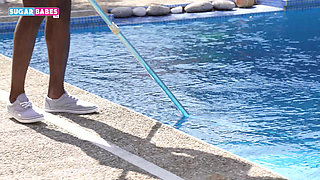 Greek Maid Alina Melaki Interracial BBC Fuck