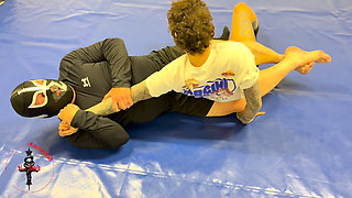 Kourtneyinked Vs Masked Rider - Submission Wrestling Showdown