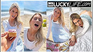 Malibu Beach Date Fuck With Blonde Babe Jill Kassidy