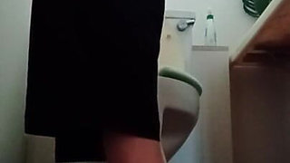 Daily Life of a Married Woman: Holding Her Ground in the Bathroom