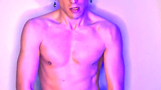 Green-haired Twink Strokes It Standing