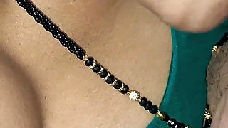 Indian Hot Bhabhi Sucking Dick in Green