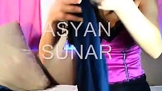 Shiny Black Pantyhose Webcam Show