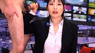 JAV Newscaster Cum Bukkake