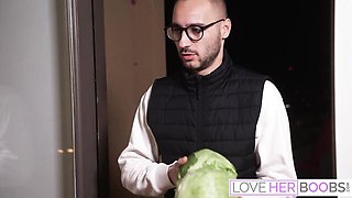 Connie's huge boobs video