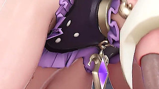 Mercy Kitty Cosplay - Tight Pussy Needs a Big Dick Overwatch 3D Animation