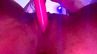 Three Toys Bring Oiled Pussy to Anal Orgasm