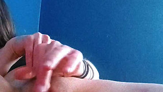 Touchy feely lady