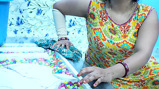 We found out and fucked our maid in desi style with Hindi audio