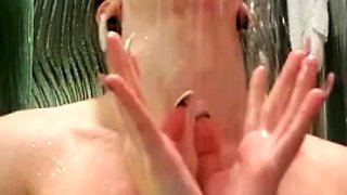 Hazel Lush Tits And Ass Close Up In The Shower
