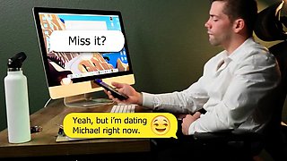 Horny studs analfucking in erotic 3some
