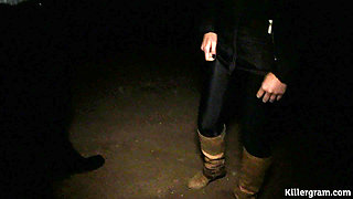 MILF Swinger Wife Scarlett March Sucks off Dogger in the Woods