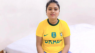 Step Brother Fucking His Beautiful Step Sister While Betting on a Football Game.(full Bangla Audio)