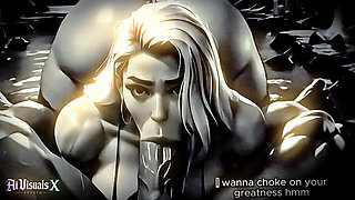 Orc Elf Alien Fantasy Blowjob & Titfuck Compilation - Animated Porn (ai Generated)
