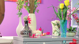 Flowers, a BBC and a creampie