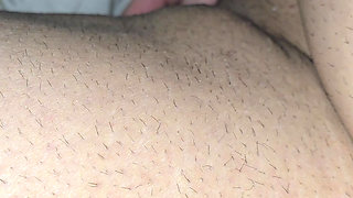Step mom Controls step son Cock and Moans while handjob him in bed
