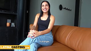 Amateur Latina Teen 18+ Gets Her Pussy Filled By Big White Cock In Casting