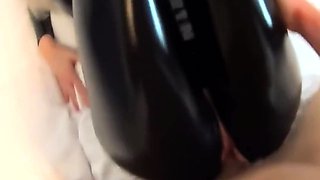 creampie Latex Lucy In Black Latex Outfi