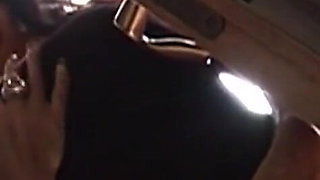 MILF Stepmom Discovers Guy Masturbating and Touching His Pussy
