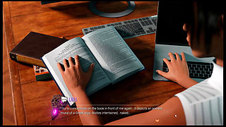 Croft Adventures Hentai Game Parody Ep.5 Lara Find a BBC Gloryhole in the Library Restroom!