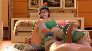 Animated hot ride featuring Viola-3d in some intense rough action