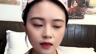 Horny Japanese teen in school uniform sucks cock