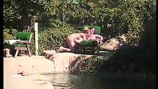 Horny stud loving it as he gets his dick sucked then bangs sexy babe outdoors