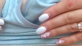 Milk From My Tits in the Glass