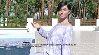 My Dorm 253: Daphne-scarlett Nude Pool Swim & Debbie-mark Talk