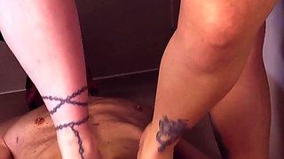 Foot Fetish and Shower with Cock