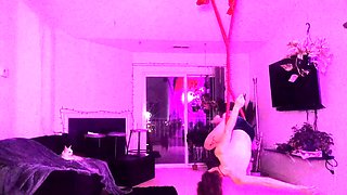 Amateur striptease and Solo masturbation