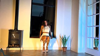 Wild Girl Brunette Solo Masturbation