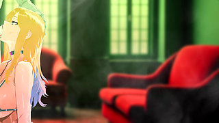 Harley Quinn Sucks Joker’s Huge Cock During Therapy. Hentai Animation