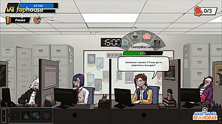 Femboy Ghost Gameplay Part 1 - Discreet Masturbation at Work