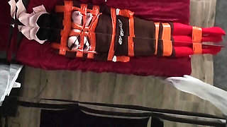 Part 3 - Tape Bondage, Pantyhose Layering, Nipple BDSM, Orgasms