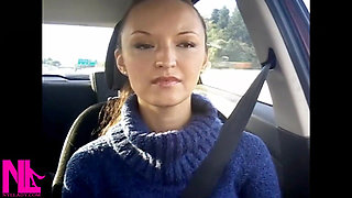 Driving Fast in Flowered Ballet Flats