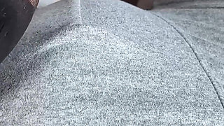 Foot Domination of Cock in Panties with Interrupted Cumshot