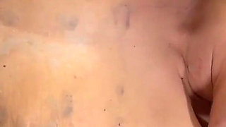 Waxing My Nipples and Pussy My First Time Play with Wax