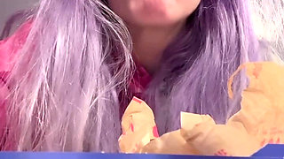 67 Giantess Eating & Burping