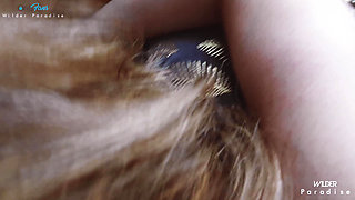 The Babysitter Takes My Black Cock When My Wife Is Away, I Fuck Her and Cum on Her Big Chubby Ass