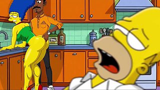Marge Loves to Fuck Everyone But Homer! - 2D Cartoon Simpsons