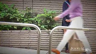 No Please prepare it after school Fuu Sazanami by Caribbeancom: Cumshot, Professional  Japanese Porn