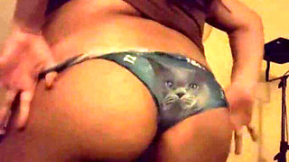 Taking off My Panties and Showing My Ass